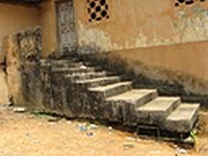 damaged steps