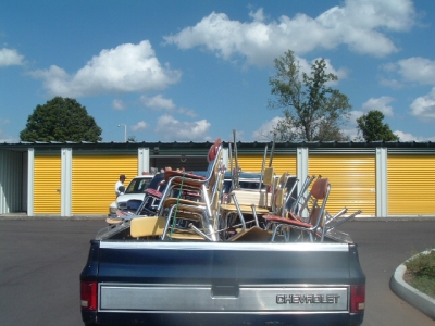 chairs awaiting shipment
